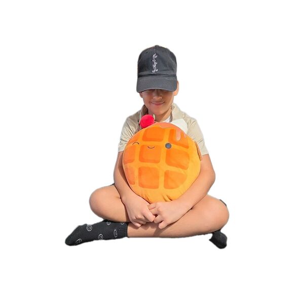 Squishmallows 12" WEAVER Waffle Food Squad Plush Squishmallow - Picture 1 of 7
